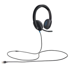 LOGITECH | USB Computer wired Headset Black | H540