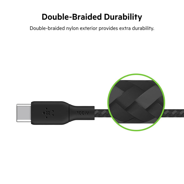 BELKIN | BoostCharge USB C to USB C Cable 100W 3M Black | TE0214432