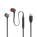 JBL| T310CUSB-C Black Wired Hi-Res In-Ear Headphones | 301001000000619