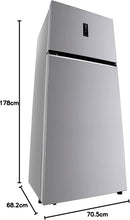 SHARP | Double Door Refrigerator Inverter Inox 540L | SJ-HM540-HS3