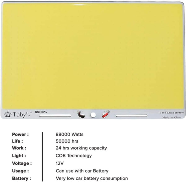 TOBY'S | 12V 8,0000 W (8K) Camping Picnic Light