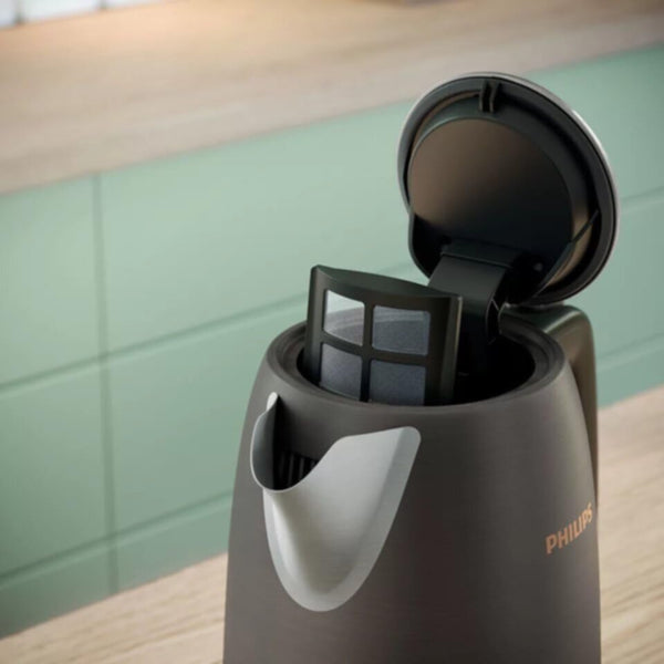 PHILIPS | 5000 Series Electric Metal Kettle 1.7Ltr 2200W Black & Copper | HD9352/31