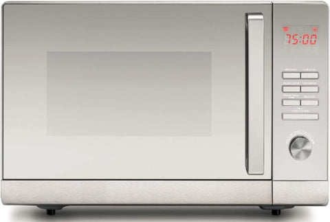 BLACK + DECKER | Countertop Microwave Oven With Grill 30Ltr 900W Silver | MZ30PGSS-B5