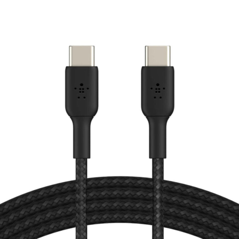 BELKIN | Premium Braided 2.0 C-C Cable 1M, Black | CAB004bt1MBK
