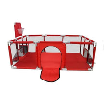 Playpen Baby Play Ground Rectangle Fence 120x180x65cm Red | 524 4 r