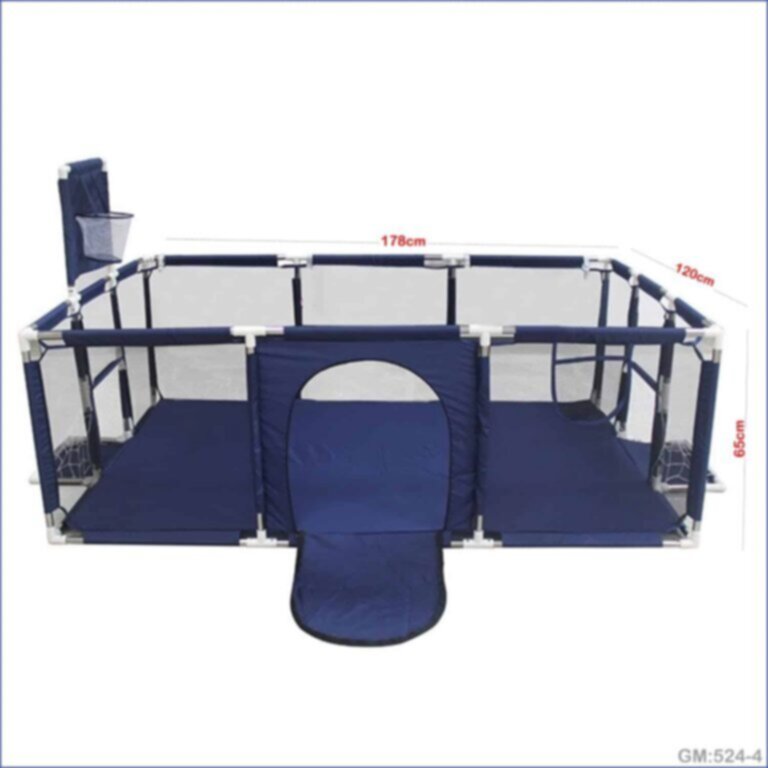 Playpen Baby Play Ground Rectangle Fence 120x180x65cm Red | 524 4 r