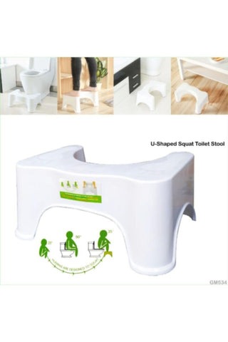 Toilet Stool Plastic Fits All Toilets | 534 White