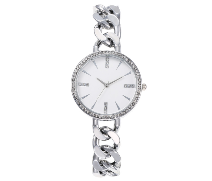 Ladies Elegant Fashion Quartz Wristwatch - Silver | JPN3927