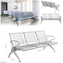 Silver Color Waiting Room Bench | 548 9