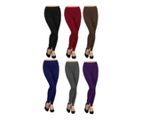 3232 Women High Waist Full Length Thick Warm Cotton Knitted Long Leggings | JPK4677