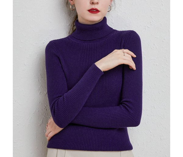 6611 Autumn Turtle Neck Cashmere Winter Pullover Sweaters For Women Assorted | JPK4139