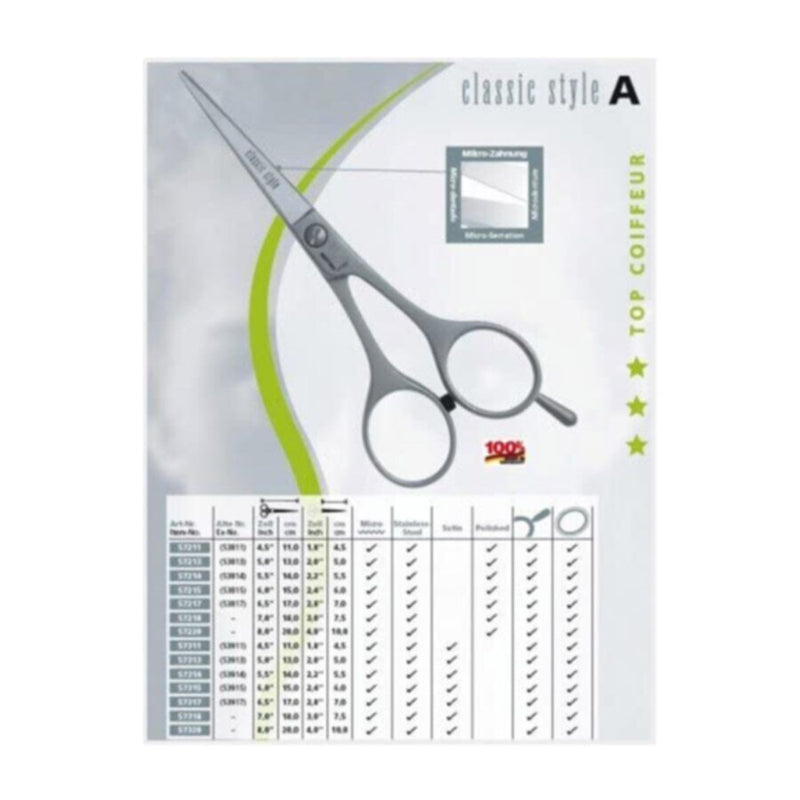 KRETZER | Classic Style A Professional Hairdressing Scissors Shears Satin 7.0