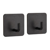 EPSILON | 2 Pcs Adhesive Hook Maximum Capacity 2.5KG Hook For Clothes Hats Scarves Kitchen Supplies | EPS1298