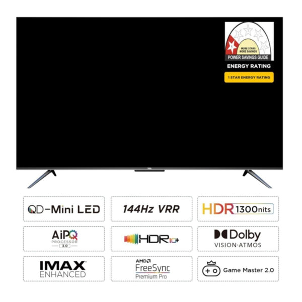 TCL | 55" 4K Ultra HD Smart QD-Mini LED Google TV 139CM | 55C755