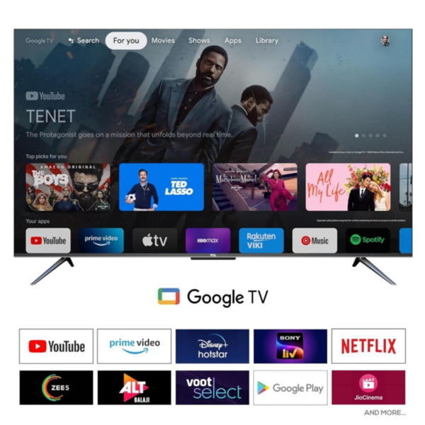 TCL | 55" 4K Ultra HD Smart QD-Mini LED Google TV 139CM | 55C755