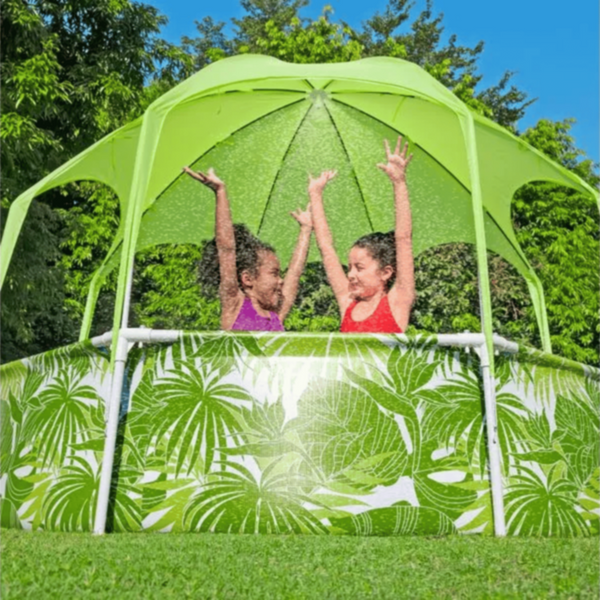 BESTWAY | Steel Pro UV Careful 8' x 20"/2.44m x 51cm Splash-in-Shade Play Pool 56432 | BES115TOY01767