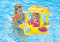 INTEX | Yellow Kiddie Inflatable Pool Float w/ Sunshade | 42156573