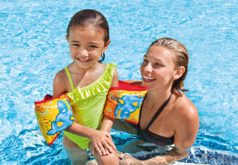 INTEX | Orange Inflatable Arm Band Floaties | 42159640