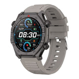 MOXEDO | Revoltt 1.43 Inch Amoled Screen 100 Plus Watch Faces 120 Plus Sports Modes With Camera Control Compatible For Androis And iOS Phone SmartWatch Titanium | MX-SW018-TI