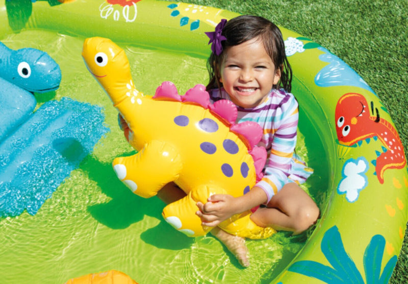 INTEX | Little Dino Inflatable Play Center w/ Slide | 42157166