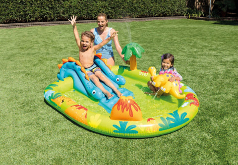 INTEX | Little Dino Inflatable Play Center w/ Slide | 42157166