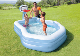 INTEX | Swim Center Shootin' Hoops Inflatable Family Pool | 42157183