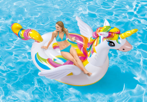 INTEX | Mega Unicorn Inflatable Pool Island Float | 42157291