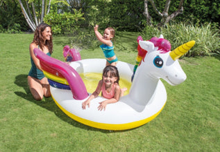 INTEX | Mystic Unicorn Inflatable Spray Kiddie Pool | 42157441