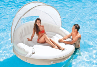 INTEX | Canopy Inflatable Pool Island Float | 42158292