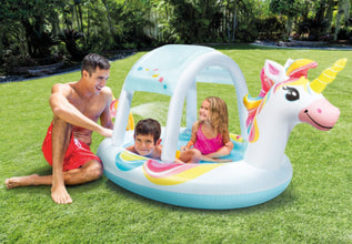 INTEX | Unicorn Inflatable Spray Kiddie Pool | 42158435
