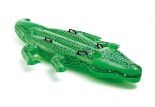 INTEX | Giant Gator Ride-On Inflatable Pool Float | 42158562