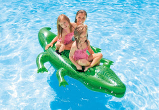 INTEX | Giant Gator Ride-On Inflatable Pool Float | 42158562