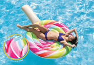 INTEX | Rainbow Lollipop Inflatable Pool Float | 42158753