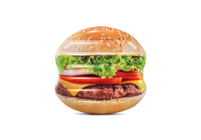 INTEX | Juicy Hamburger Inflatable Pool Island Float | 42158780