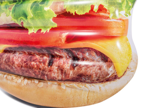 INTEX | Juicy Hamburger Inflatable Pool Island Float | 42158780
