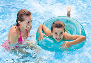 INTEX | Transparent Inflatable Pool Swim Tubes - Assorted Colors | 42159260