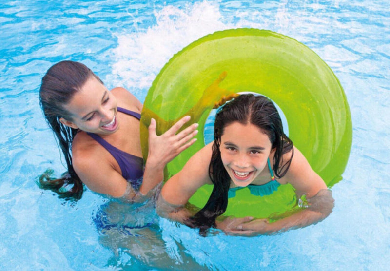 INTEX | Transparent Inflatable Pool Swim Tubes - Assorted Colors | 42159260