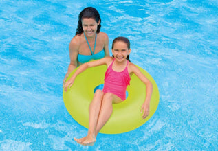 INTEX | Neon Frost Inflatable Pool Swim Tubes - Assorted Colors | 42159262