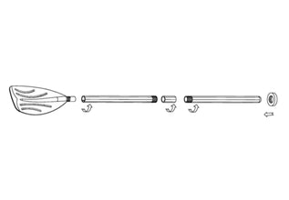 INTEX | Deluxe Aluminum Boat Oars - 48