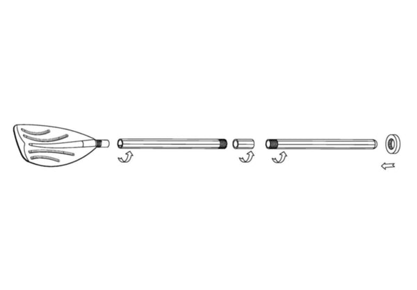 INTEX | Deluxe Aluminum Boat Oars - 48"inch | 42159623