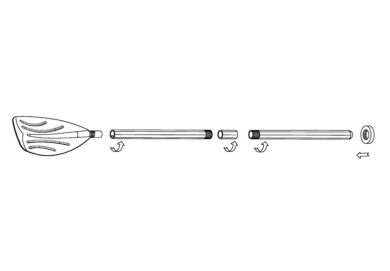 INTEX | Deluxe Aluminum Boat Oars - 48