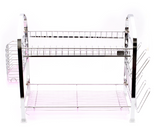 ROYALFORD |  540 X 252 X 378 Mm Wall Hanging Dish Rack Silver | Rf2563