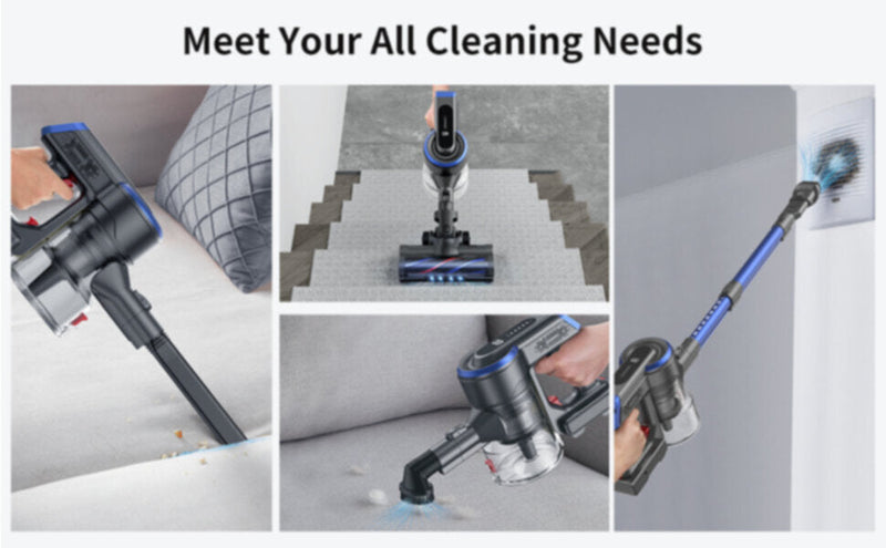 Honiturer Cordless Vacuum Cleaner S12 Led Touch Screen 1.2L 400W