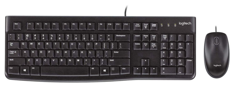 LOGITECH | Desktop Mk120 Durable, Comfortable Usb Mouse And Keyboard Combo