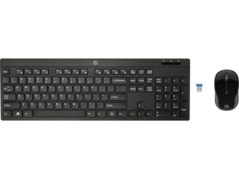 HP | Wl-200 Wireless Keyboard And Mouse Combo (Black) |