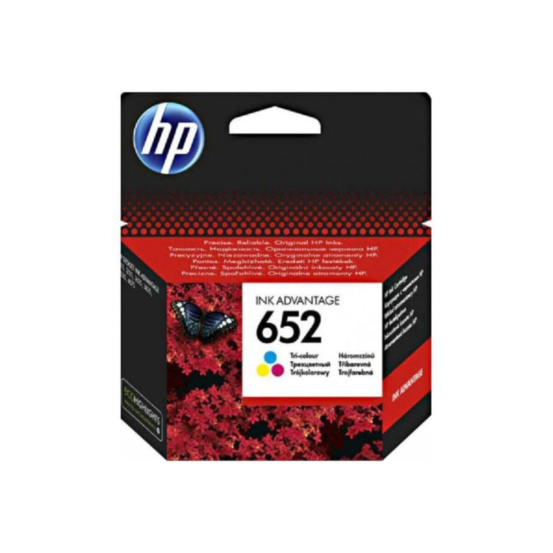 HP | Printer Toner Tri-Color (Cyan, Magenta, Yellow) 652 Ink Advantage |