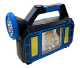 Rechargeable LED Light With Solar Panel And Power Bank Hs-8036-7-b | JPO5222