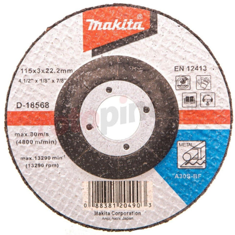 MAKITA | Cut-Off Wheel 115x3x22.23 | D-18568