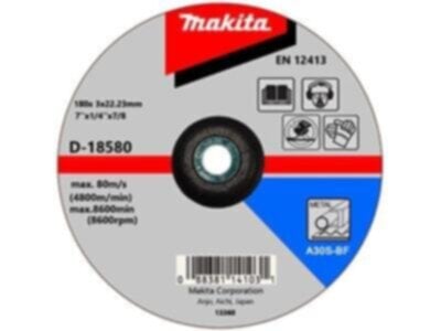MAKITA | Cut-off wheel 180 X 3 X 22.23 A30s (For Steel) | D-18580