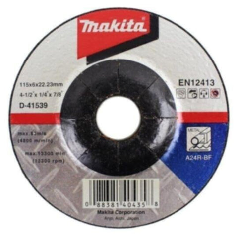 MAKITA | Grinding Wheel 115X6X22.23mm | MAK/A-D-41539
